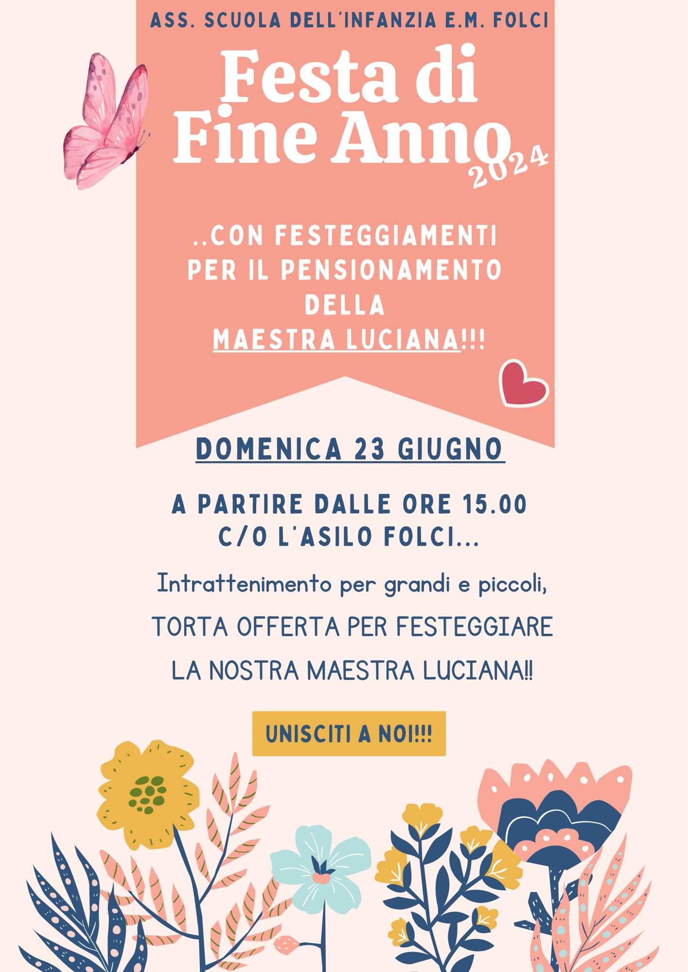 Festa di Fine Anno - Associazione Scuola dell'Infanzia E. & M. Folci 